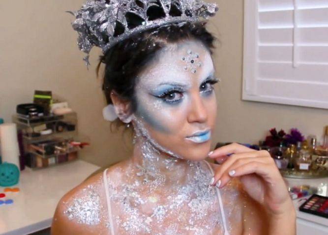 Макияж снежной королевы: варианты нанесения макияжа и фото :: syl.ru