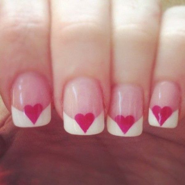 Сердечки на ногтях. как нарисовать сердечки на ногтях? — всё для леди