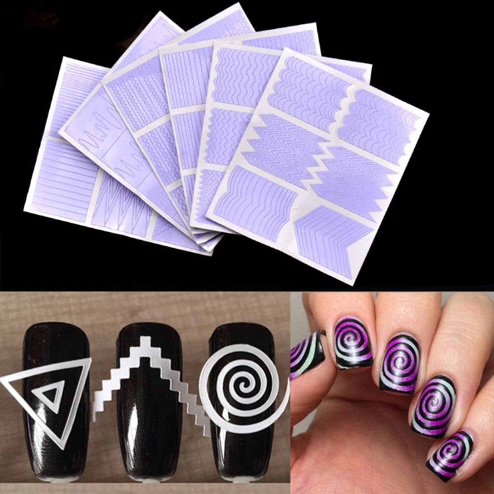 Трафареты для ногтей: виды, способы использования. как сделать трафареты для ногтей?