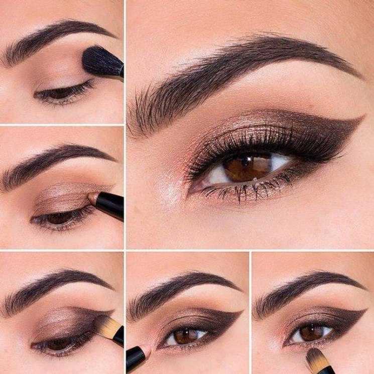 Как сделать макияж для карих глаз