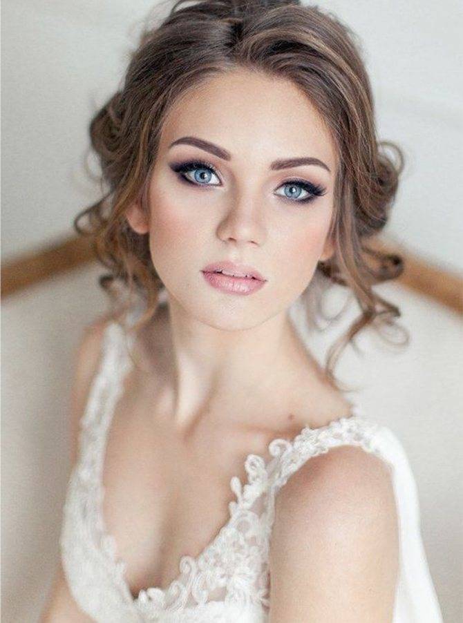 Свадебный макияж. красивый свадебный макияж невесты
