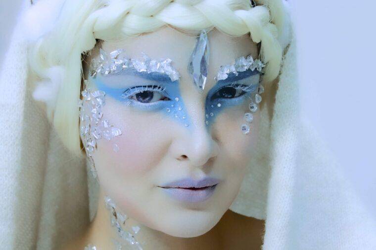Макияж "снежная королева" на новый год. | макияж глаз