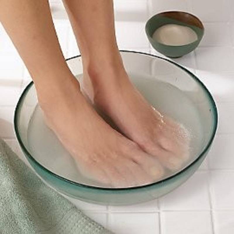Ванночки от грибка ногтей на ногах в домашних условиях